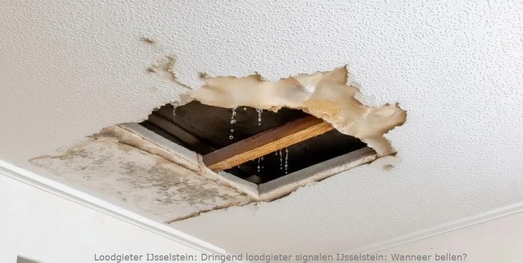 Dringend Loodgieter Signalen Ijsselstein