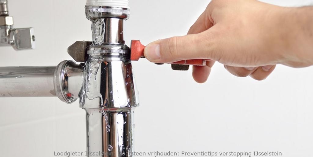 Gootsteen Preventietips Verstopping Ijsselstein