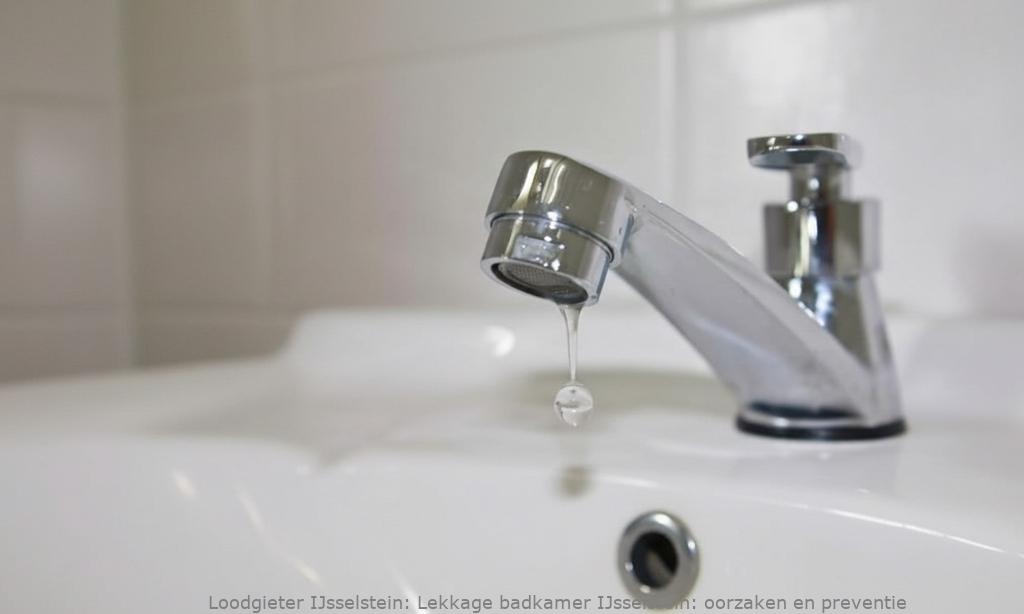 Lekkage Badkamer Ijsselstein